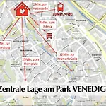 Daire 12 Fewos Im Jugendstilhaus Mit Aufzug, Grosser Terrasse, Kingsize-betten, 250mbts Wlan, 55 Zoll Smart-tv - Nur Ein Kurzer Spaziergang Durch Den Park Venedig Zur Kraemerbruecke - Gaststaette Im Haus Erfurt