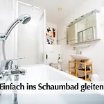 12 Fewos Im Jugendstilhaus Mit Aufzug, Grosser Terrasse, Kingsize-betten, 250mbts Wlan, 55 Zoll Smart-tv - Nur Ein Kurzer Spaziergang Durch Den Park Venedig Zur Kraemerbruecke - Gaststaette Im Haus Ερφούρτη