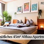 12 Fewos Im Jugendstilhaus Mit Aufzug, Grosser Terrasse, Kingsize-betten, 250mbts Wlan, 55 Zoll Smart-tv - Nur Ein Kurzer Spaziergang Durch Den Park Venedig Zur Kraemerbruecke - Gaststaette Im Haus Διαμέρισμα