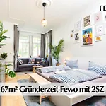 Διαμέρισμα 12 Fewos Im Jugendstilhaus Mit Aufzug, Grosser Terrasse, Kingsize-betten, 250mbts Wlan, 55 Zoll Smart-tv - Nur Ein Kurzer Spaziergang Durch Den Park Venedig Zur Kraemerbruecke - Gaststaette Im Haus