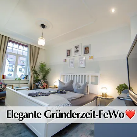 12 Fewos Im Jugendstilhaus Mit Aufzug, Terrasse, Kingsize-bett, Smart-tv, Etc