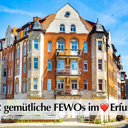 Διαμέρισμα 12 Fewos Im Jugendstilhaus Mit Aufzug, Grosser Terrasse, Kingsize-betten, 250mbts Wlan, 55 Zoll Smart-tv - Nur Ein Kurzer Spaziergang Durch Den Park Venedig Zur Kraemerbruecke - Gaststaette Im Haus *