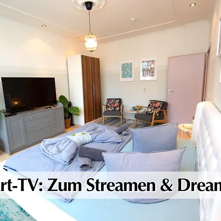 Διαμέρισμα 12 Fewos Im Jugendstilhaus Mit Aufzug, Grosser Terrasse, Kingsize-betten, 250mbts Wlan, 55 Zoll Smart-tv - Nur Ein Kurzer Spaziergang Durch Den Park Venedig Zur Kraemerbruecke - Gaststaette Im Haus Ερφούρτη