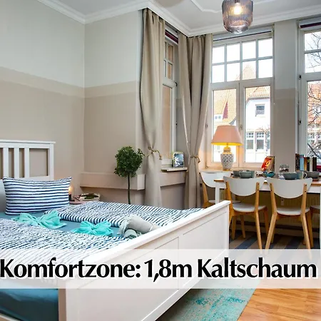 12 Fewos Im Jugendstilhaus Mit Aufzug, Grosser Terrasse, Kingsize-betten, 250mbts Wlan, 55 Zoll Smart-tv - Nur Ein Kurzer Spaziergang Durch Den Park Venedig Zur Kraemerbruecke - Gaststaette Im Haus