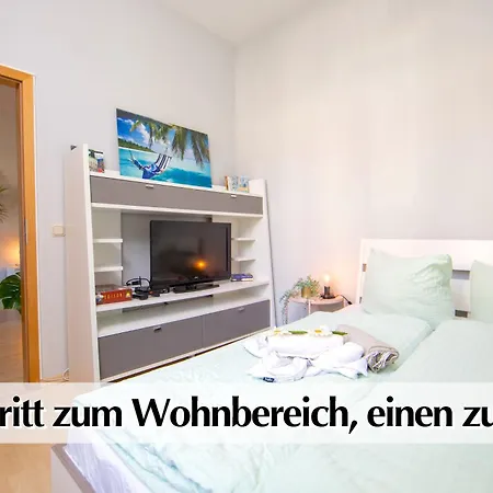 Διαμέρισμα 12 Fewos Im Jugendstilhaus Mit Aufzug, Grosser Terrasse, Kingsize-betten, 250mbts Wlan, 55 Zoll Smart-tv - Nur Ein Kurzer Spaziergang Durch Den Park Venedig Zur Kraemerbruecke - Gaststaette Im Haus Ερφούρτη