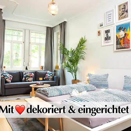 12 Fewos Im Jugendstilhaus Mit Aufzug, Terrasse, Kingsize-bett, Smart-tv, Etc Erfurt
