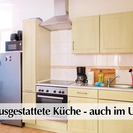 12 Fewos Im Jugendstilhaus Mit Aufzug, Grosser Terrasse, Kingsize-betten, 250mbts Wlan, 55 Zoll Smart-tv - Nur Ein Kurzer Spaziergang Durch Den Park Venedig Zur Kraemerbruecke - Gaststaette Im Haus Διαμέρισμα *