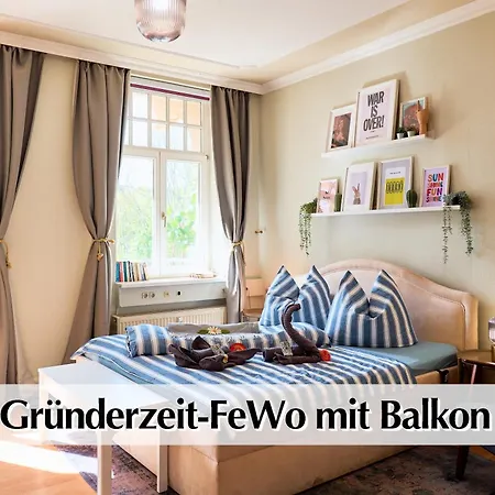 12 Fewos Im Jugendstilhaus Mit Aufzug, Terrasse, Kingsize-bett, Smart-tv, Etc Daire Erfurt