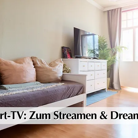 12 Fewos Im Jugendstilhaus Mit Aufzug, Grosser Terrasse, Kingsize-betten, 250mbts Wlan, 55 Zoll Smart-tv - Nur Ein Kurzer Spaziergang Durch Den Park Venedig Zur Kraemerbruecke - Gaststaette Im Haus Διαμέρισμα *