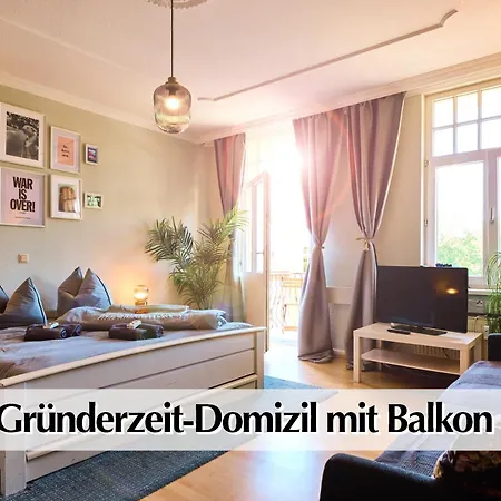 12 Fewos Im Jugendstilhaus Mit Aufzug, Terrasse, Kingsize-bett, Smart-tv, Etc Daire Erfurt