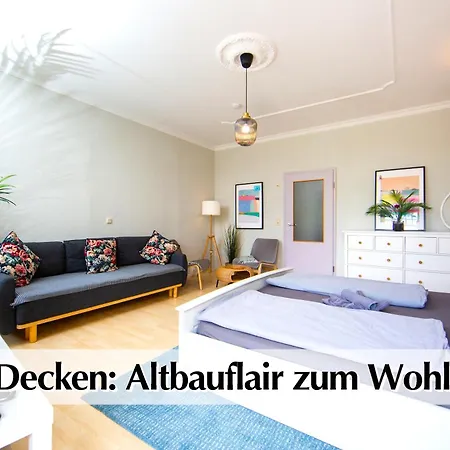 12 Fewos Im Jugendstilhaus Mit Aufzug, Terrasse, Kingsize-bett, Smart-tv, Etc * Erfurt