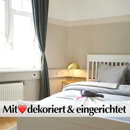12 Fewos Im Jugendstilhaus Mit Aufzug, Grosser Terrasse, Kingsize-betten, 250mbts Wlan, 55 Zoll Smart-tv - Nur Ein Kurzer Spaziergang Durch Den Park Venedig Zur Kraemerbruecke - Gaststaette Im Haus Διαμέρισμα