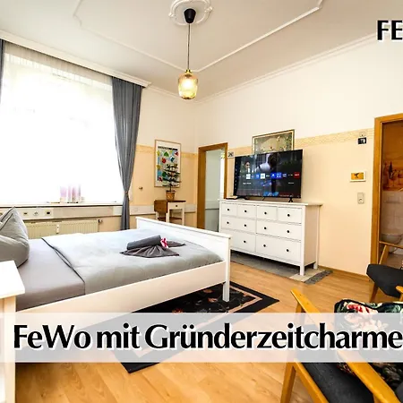 12 Fewos Im Jugendstilhaus Mit Aufzug, Grosser Terrasse, Kingsize-betten, 250mbts Wlan, 55 Zoll Smart-tv - Nur Ein Kurzer Spaziergang Durch Den Park Venedig Zur Kraemerbruecke - Gaststaette Im Haus Ερφούρτη