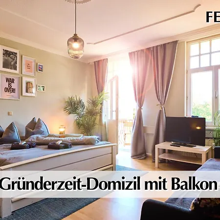 12 Fewos Im Jugendstilhaus Mit Aufzug, Grosser Terrasse, Kingsize-betten, 250mbts Wlan, 55 Zoll Smart-tv - Nur Ein Kurzer Spaziergang Durch Den Park Venedig Zur Kraemerbruecke - Gaststaette Im Haus Διαμέρισμα