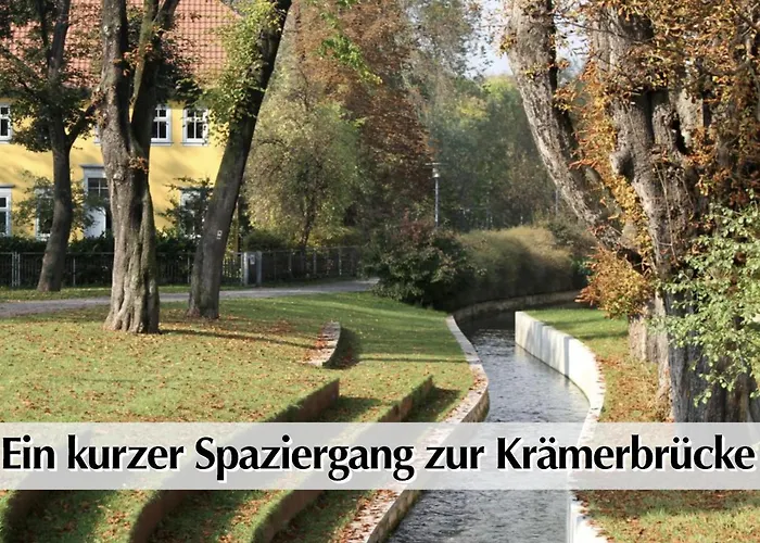 12 Fewos Im Jugendstilhaus Mit Aufzug, Grosser Terrasse, Kingsize-betten, 250mbts Wlan, 55 Zoll Smart-tv - Nur Ein Kurzer Spaziergang Durch Den Park Venedig Zur Kraemerbruecke - Gaststaette Im Haus *