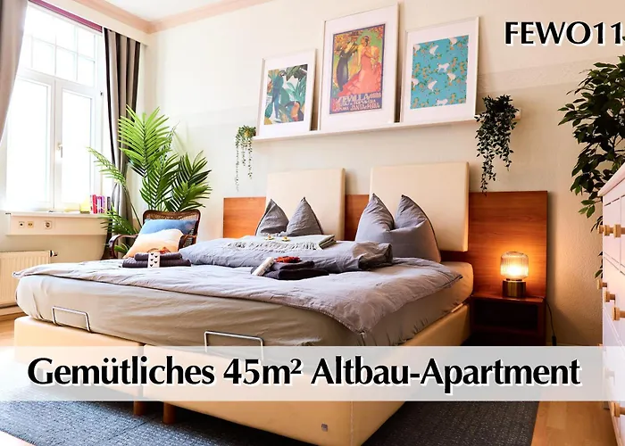 12 Fewos Im Jugendstilhaus Mit Aufzug, Grosser Terrasse, Kingsize-betten, 250mbts Wlan, 55 Zoll Smart-tv - Nur Ein Kurzer Spaziergang Durch Den Park Venedig Zur Kraemerbruecke - Gaststaette Im Haus Διαμέρισμα