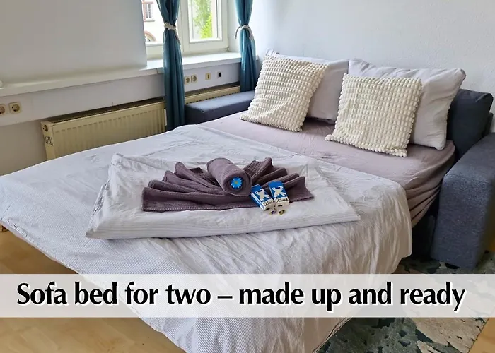 Apartment 12 Fewos Im Jugendstilhaus Mit Aufzug, Terrasse, Kingsize-bett, Smart-tv, Etc Erfurt