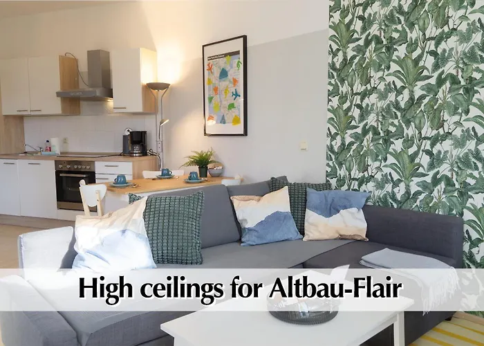 12 Fewos Im Jugendstilhaus Mit Aufzug, Grosser Terrasse, Kingsize-betten, 250mbts Wlan, 55 Zoll Smart-tv - Nur Ein Kurzer Spaziergang Durch Den Park Venedig Zur Kraemerbruecke - Kostenlose Parkplaetze In Den Umliegenden Strassen - Gaststaette Im Haus Appartamento